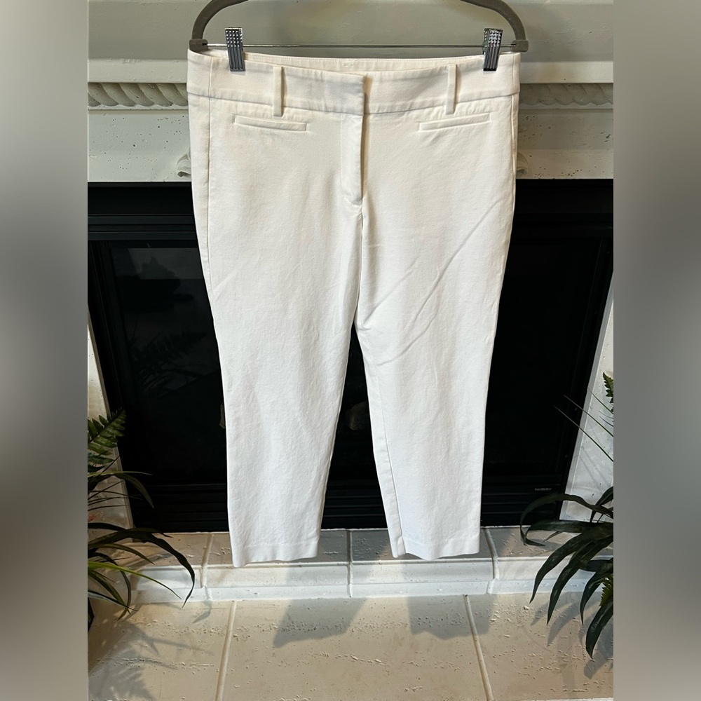 LOFT Marisa The Riviera Pant Elegant White Trousers
